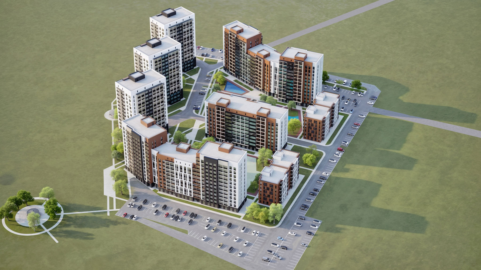 ЖК в микрорайоне Росляково